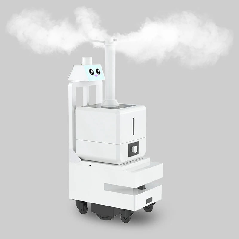 Robot désinfectant autonome à pulvérisation multi‑points 16 L efficace industriel