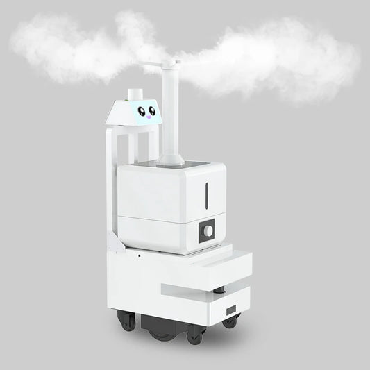 Robot désinfectant autonome à pulvérisation multi‑points 16 L efficace industriel