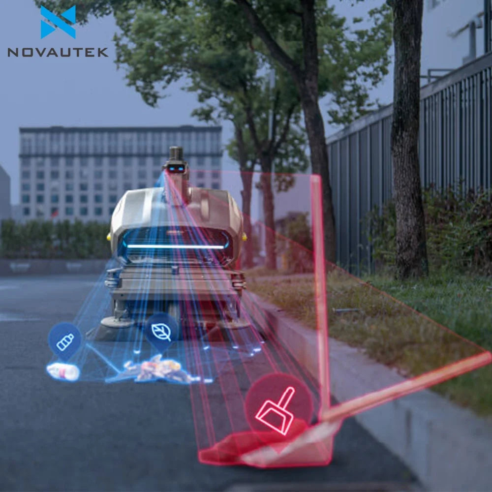 Robot de nettoyage extérieur autonome iStar-9, haute capacité