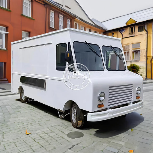 Camion de restauration mobile électrique 5300mm avec fenêtre double