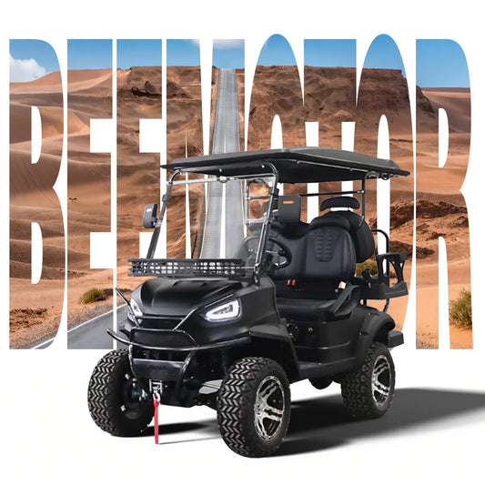 Buggy Golf Électrique 4 Places Tout‑Terrain 48V 4 kW