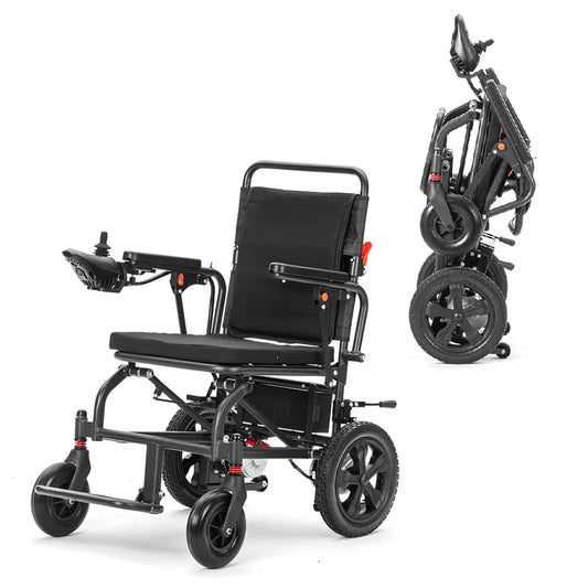 Fauteuil roulant électrique pliable ultra‑léger 500W 24V 13Ah