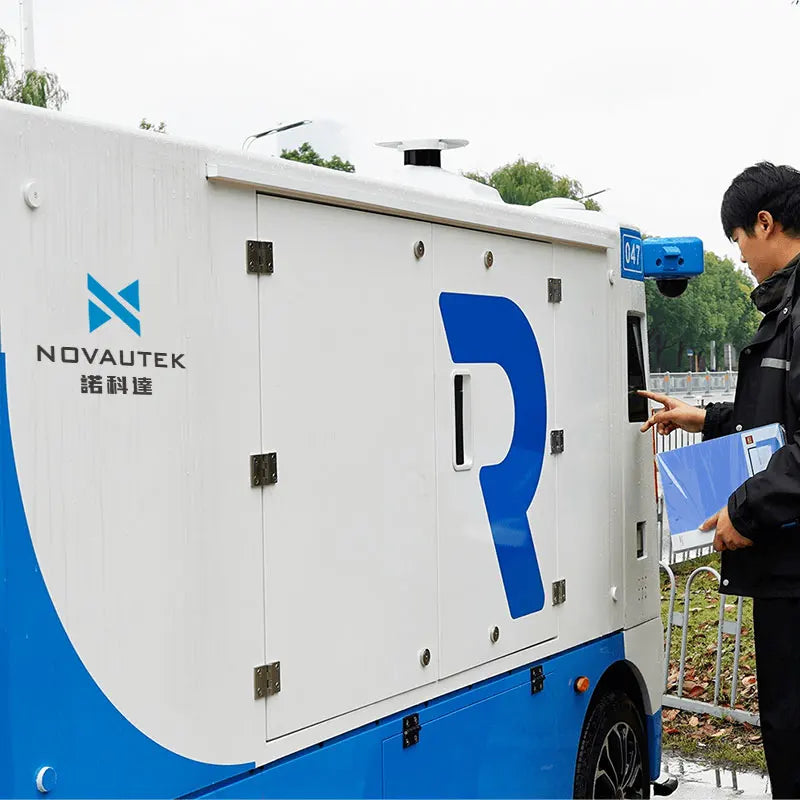 Robovan Véhicule Livraison Autonome 800kg, 45km/h, Batterie LiFePO4