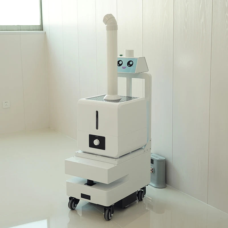 Robot désinfectant autonome à pulvérisation multi‑points 16 L efficace industriel