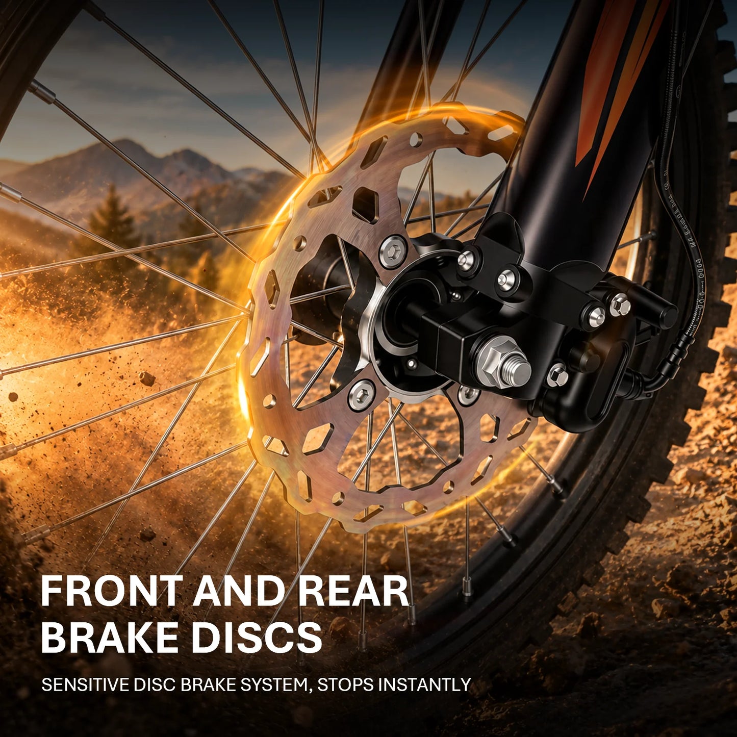 HEZZO D3 Electric Dirt Bike  60V 8000W Middrive Ebike 30AH Electric OffRoad Bike Dirt Bike 17/14Inch Enduro Electric Motorcycle