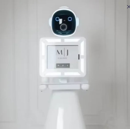Boîtier de Photo Booth Rotatif 360° avec Contrôle Sans Fil