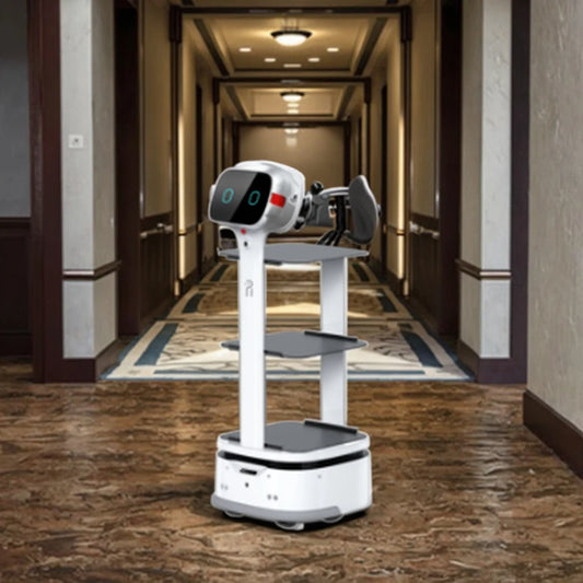Robot de Livraison Autonome Intelligent pour Restaurants et Hôtels Extérieurs