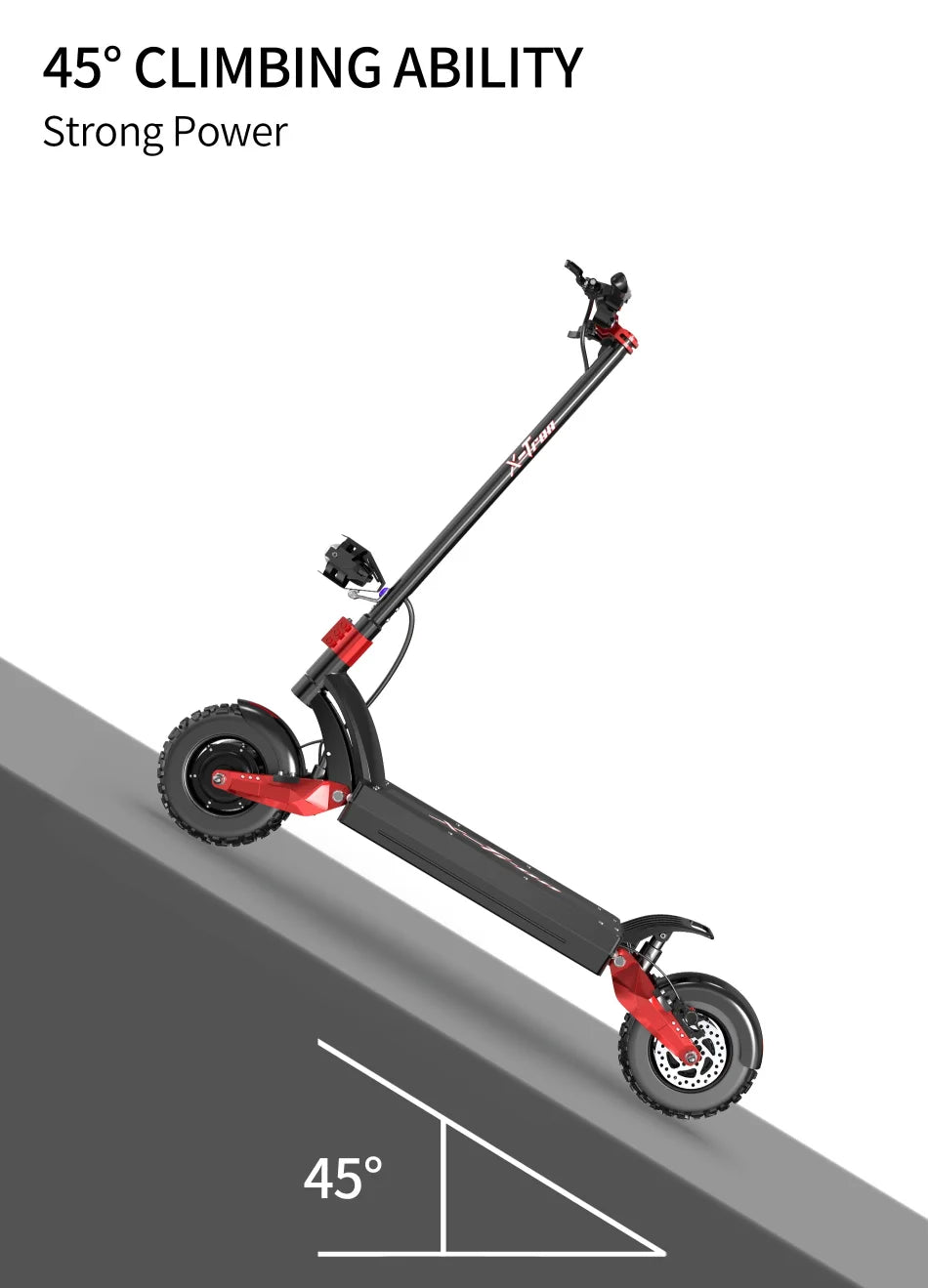 X-Tron X10 2400W Dual Motor Adults Max 65km/h electric scooter distance 90 km 