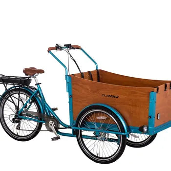 Tricycle Cargo Steel Frame 26" Three Wheel Dutch Front Load No Electric