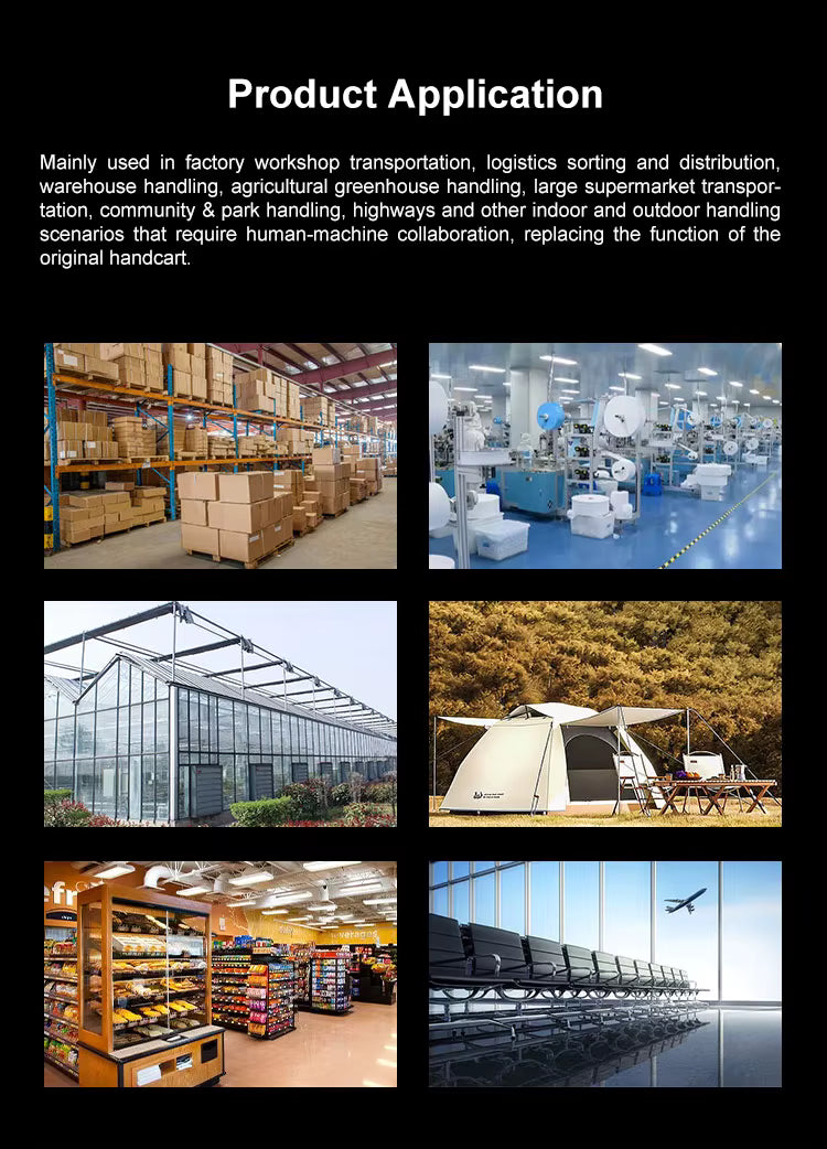 Chariot Électrique FOLO‑100 100 kg, Robot de Livraison Automatisé
