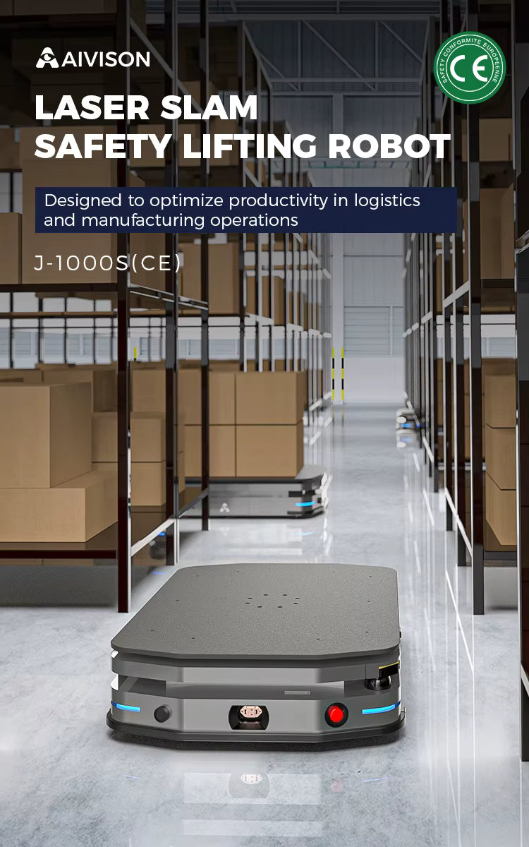 Robot Mobile Autonome Industriel 1000kg Laser SLAM Navigation