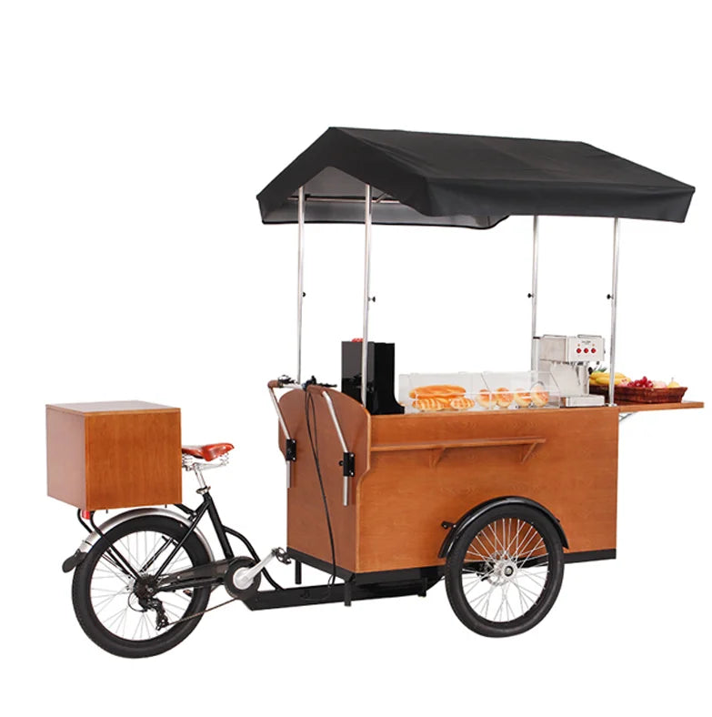 Tricycle Café Électrique 3 Roues 500W Batterie Lithium 36V 10Ah