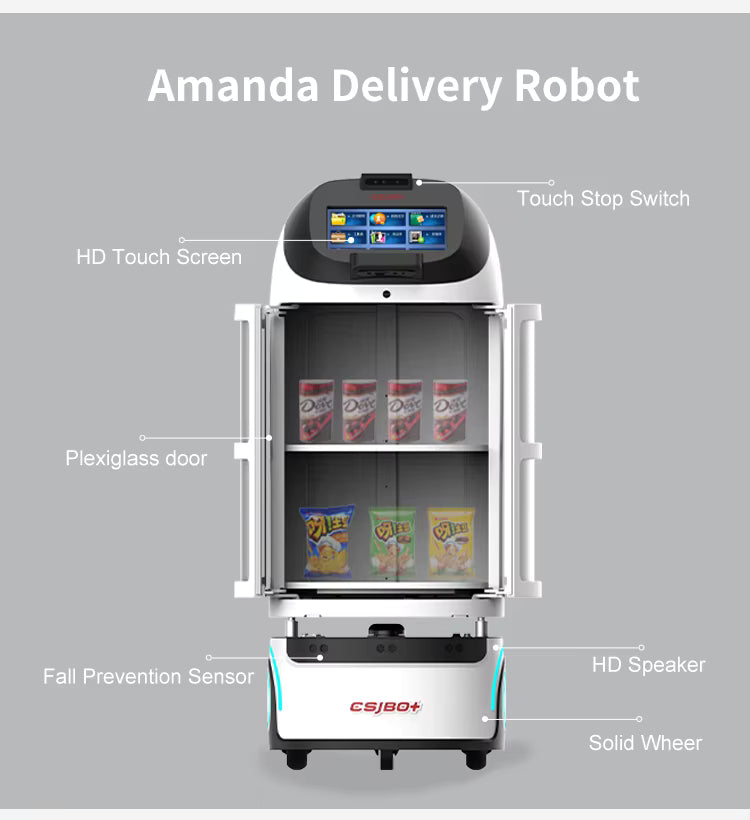 Robot Réception Intelligent Service Hôtelier Véhicules Automatisé