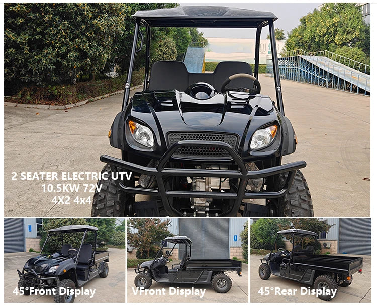 UTV électrique 4x4 48V 10.5kW Quad buggy haute performance