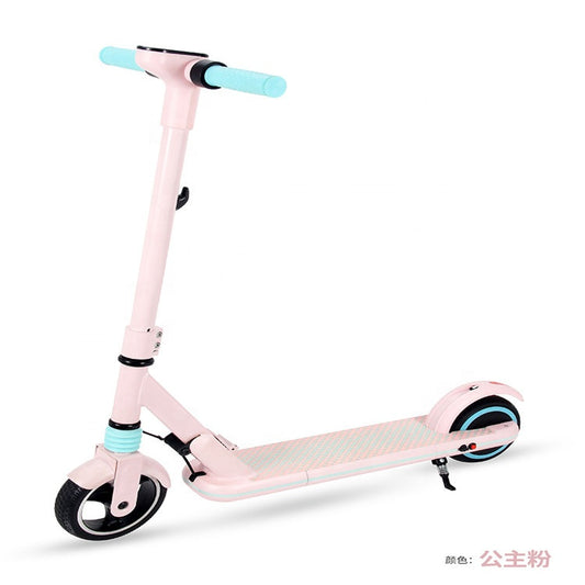 Electric scooter for children aged 3-10 years max speed 10 km per hour distance between 5 and 10 km 